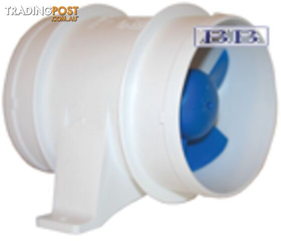 Marine Bilge Blower 4 inch Turbo 12v In-Line Blower 100mm 176012