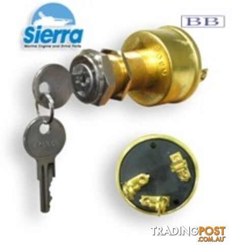 Sierra Brass Marine Ignition Switch