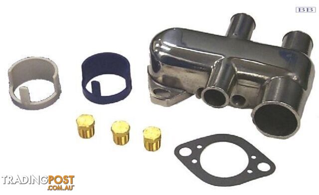 Thermostat Housing Stainless Steel 18-1989 replaces 87290A4 & 861006A1