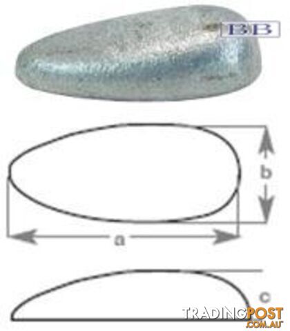 Tear Drop Anode 0.3kg
