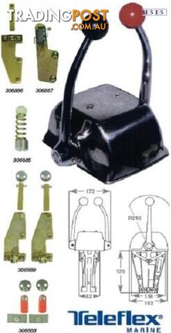 Optional neutral safety switch (1 per engine)