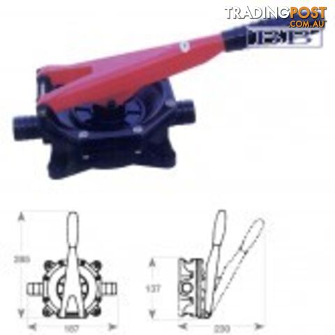 Henderson Chimp MK1 Manual Pumps NLA Replace with Jabsco Amazon