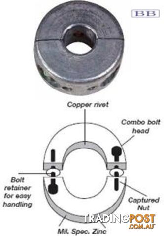 Propeller Shaft Anodes 2"