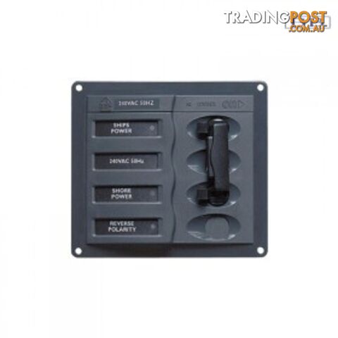 Shore Power Contour AC Circuit Breaker Control Panels 2+mains