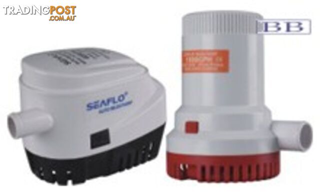 SEAFLO Bilge Pumps 500 to 3500 gph 12V and 24v 3 year warranty