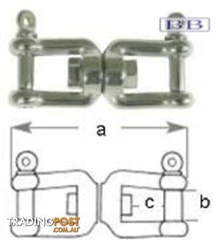 Fork & Fork Swivel 8mm