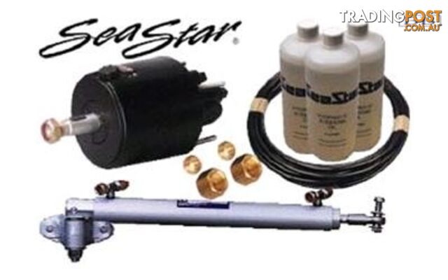 Seastar Splashwell Mount Hydraulic Steering Kit