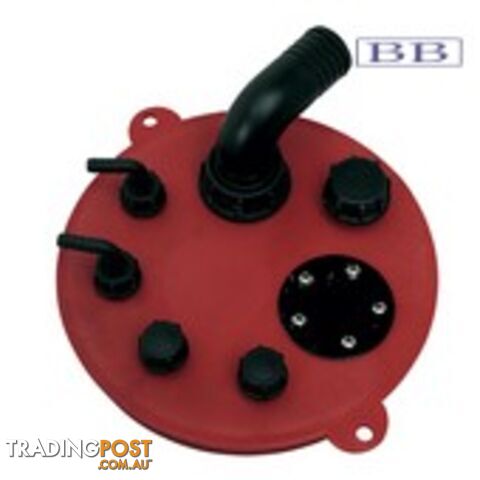 Fuel Water Black Tanks Diablo Universal LIDS ONLY