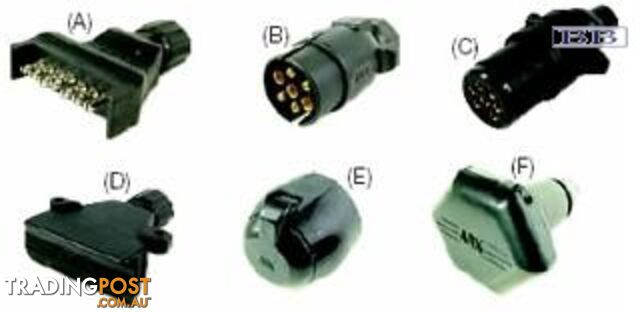 Small Seven Pin Round Socket