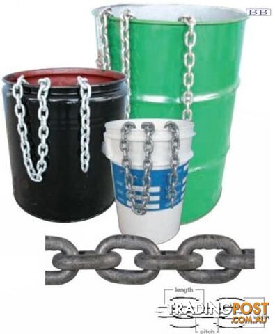 Short Link Gal Chain 100kg - 8mm