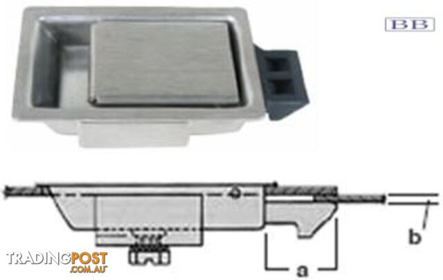 Flush Paddle Latch