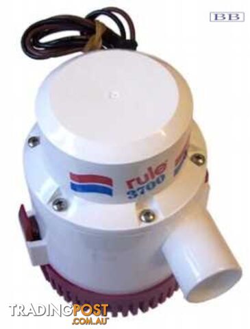 Marine RULE 3700 BILGE PUMPS 12v or 24v rwb10 rwb12