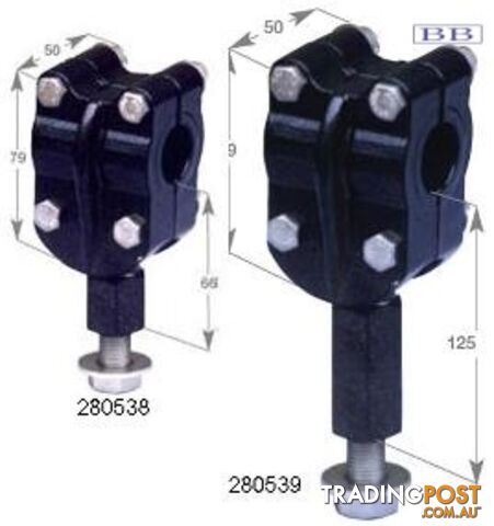 H/D Long Post Clamp Block
