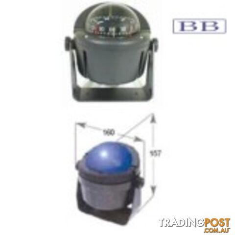 Marine Helmsman Bracket Mount 95mm