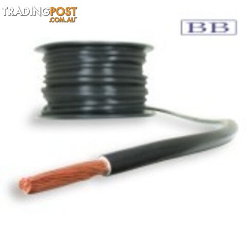 20.25mmŒ_ Black Battery Cable (30m)