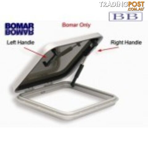 Right Internal Handle Suit Gray Hatch