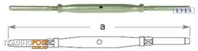 Closed bodyTurnbuckles - Swage and Swage 3.0mm TO 1/8