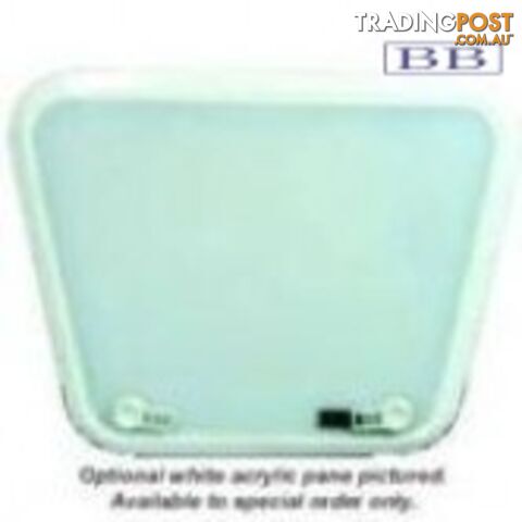 Bomar Nibo Trapezoid Hatch White