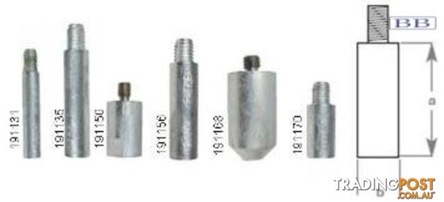 YANMAR Engine Pencil Anode