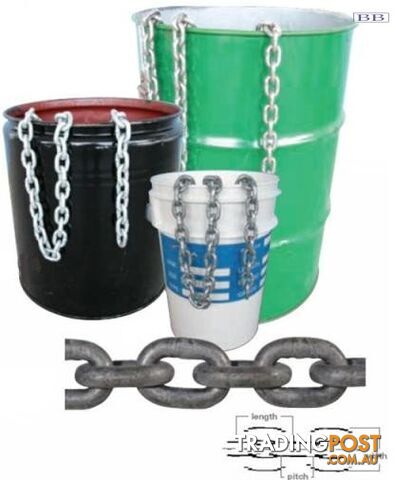 Short Link Gal Chain 150kg - 10mm