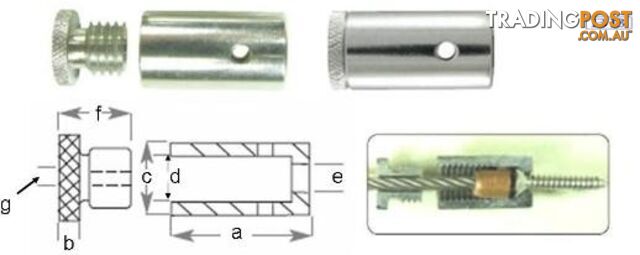 Cable end mount