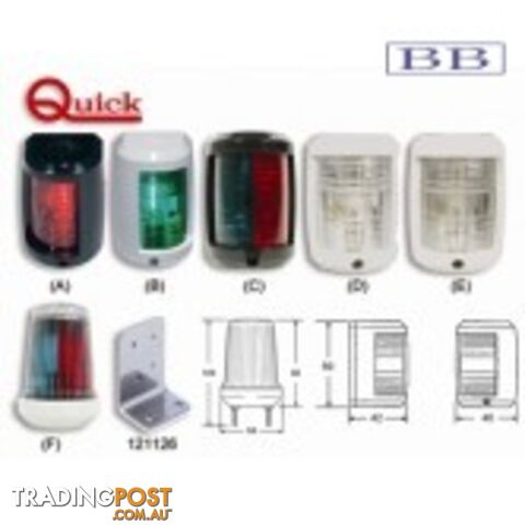 Bi-colour Nav Light White