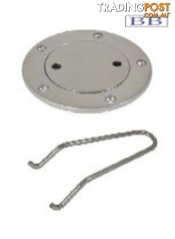 Deck Plate & Key stainless steel 174310