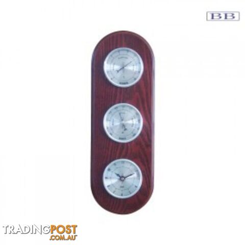 Clock Barometer Thermometer Weather Station 231080