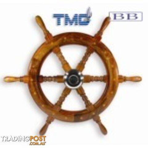 Boat Steering Traditional Timber Wheel 460mm and 615mm