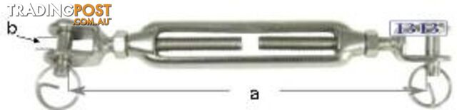 Turnbuckle Fork&Fork M8