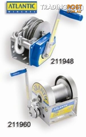 Atlantic Brake Winch 15:1 with No Cable - Large