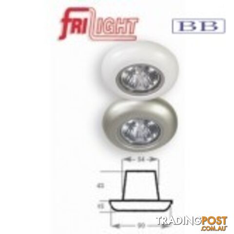 Ruff Cabin/Cockpit Light Matt Silver