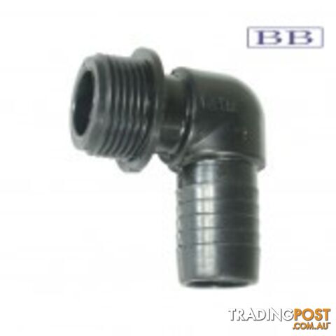 Hose Tail 1Œ_" BSP Elbow - Plastic