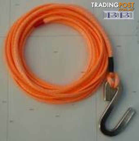 Tenob boat Trailer or Commercial Winch Rope with s/s hook