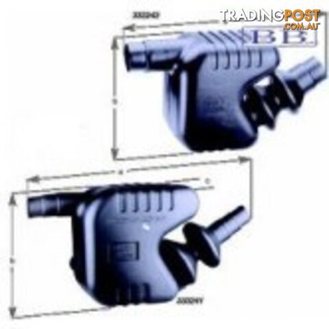 Exhaust Water lock/silencer 75/90