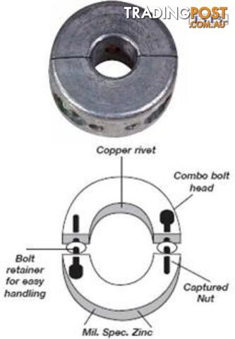 Propeller Shaft Anodes 1"