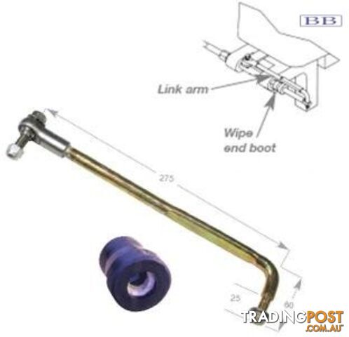 Steering Link Arm Kit zinc coated or Stainless steel for outboards