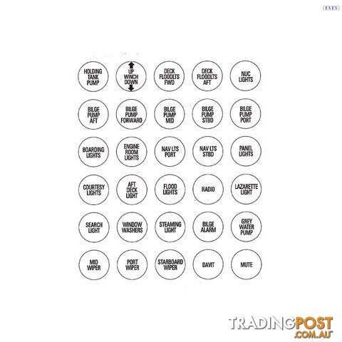 Micro Modular Switch Label Set 2