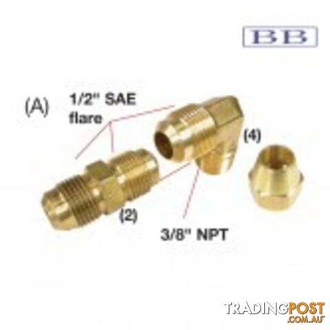 Capilano Single Station Fitting Kit to suit 1/2"
