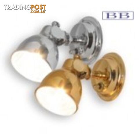 Halogen Bulkhead Light - Chrome