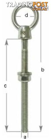 Eye Bolt S/S 10mm