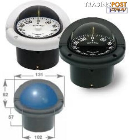 Helmsman Flush Mount PowerDamp White