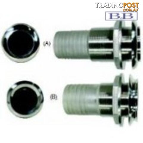 Exhaust outlet s/s 38mm