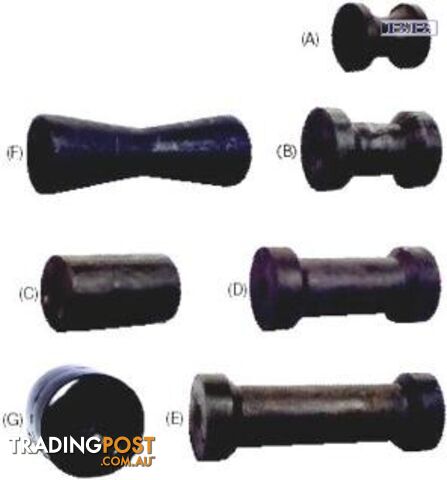 Rubber Dog Bone Roller 201mm