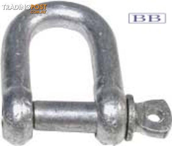 D shackle 8mm (5/16")