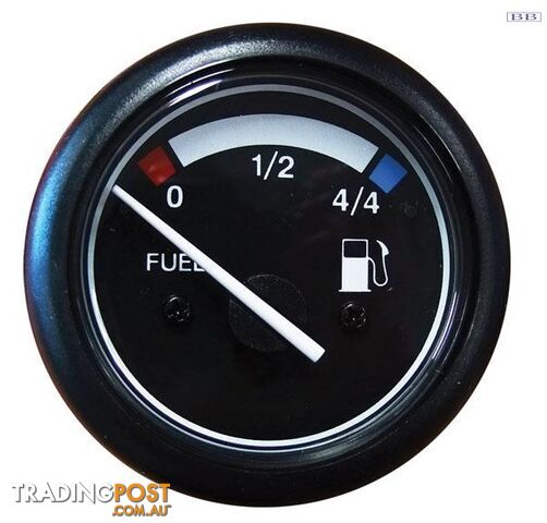 Marine FUEL GAUGES WHITE or BLACK