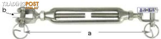 Turnbuckle Fork&Fork M6