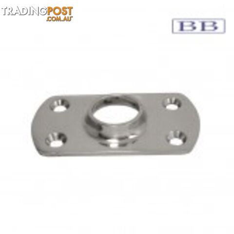 Rail Base - Rectangle 22mm tube