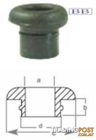 Nylon Bushes 7.5mm (pack of 20)