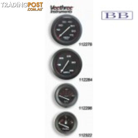 White Lido Ammeter 60-0-60